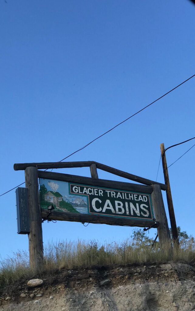 Glacier trailhead cabins