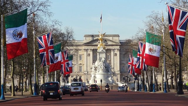 Looking down the street to Buckingham Palace. Visit London's top attractions